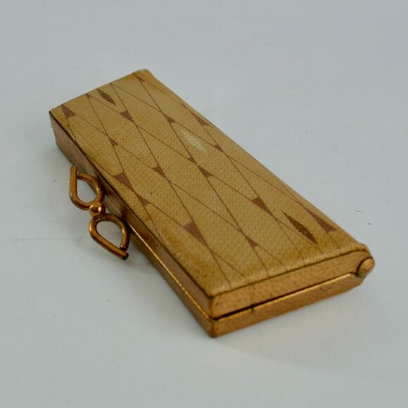 Opticase Spectapurse MCM Vintage Eyeglass Case Kisslock Diamond Pattern - Picture 2 of 7